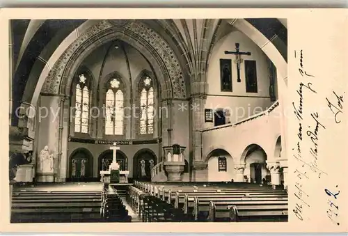 AK / Ansichtskarte Bad Nauheim Ev Dankeskirche Innenansicht Blick vom Westportal Kat. Bad Nauheim