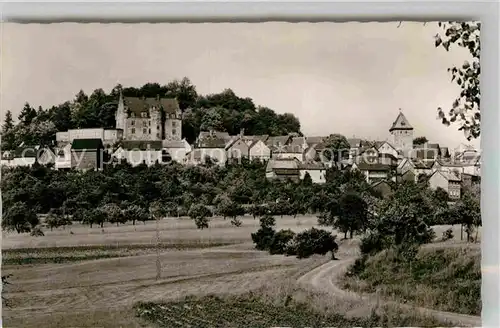 AK / Ansichtskarte Staufenberg Hessen Ortsansicht mit Burg Kat. Staufenberg