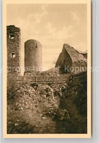 AK / Ansichtskarte Gleiberg Burg Teilansicht der inneren Ruine