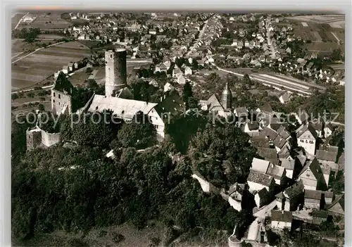 AK / Ansichtskarte Gleiberg Burg Original Straehle Fliegeraufnahme