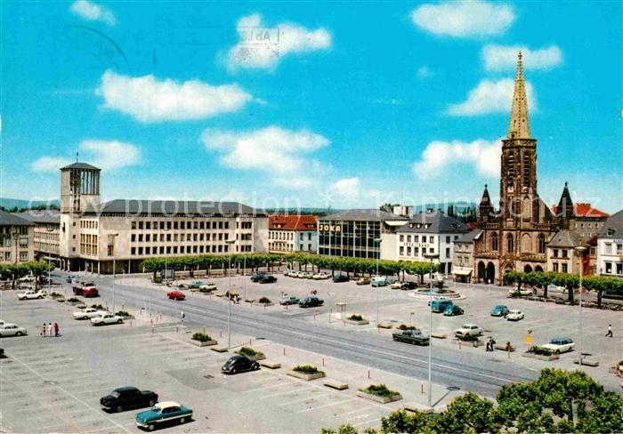 AK / Ansichtskarte Saarlouis Grosser Markt Kat. Saarlouis