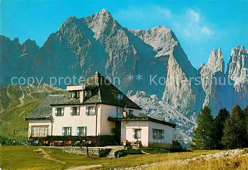 AK / Ansichtskarte Dolomiten Rif Ciampedie Rosengarten Kat. Italien