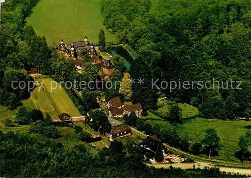 AK / Ansichtskarte Morsbach Sieg Schloss Luftaufnahme Wildenburger Hof Krottorf Kat. Morsbach