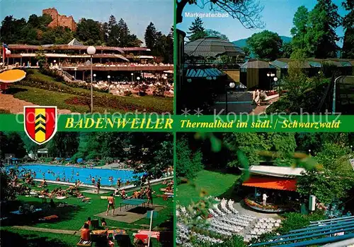 AK / Ansichtskarte Badenweiler Schwimmbad Kuranlagen Kat. Badenweiler