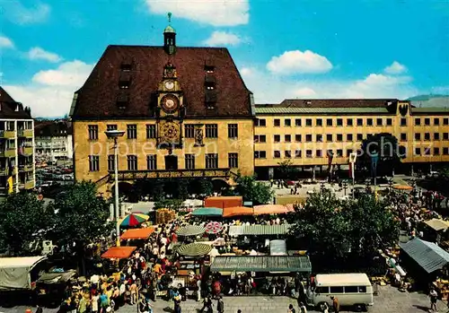 AK / Ansichtskarte Heilbronn Neckar Rathaus Markt Kat. Heilbronn