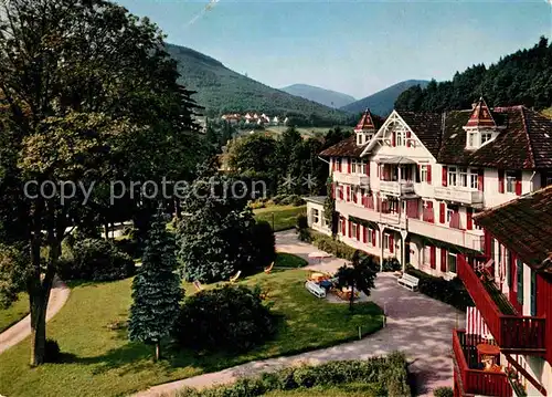 AK / Ansichtskarte Bad Herrenalb Hotel Falkenstein Parkanlage Kat. Bad Herrenalb