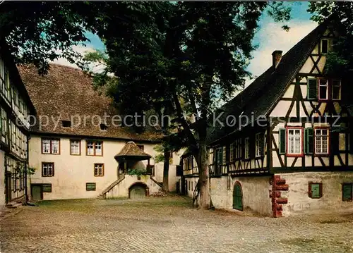 AK / Ansichtskarte Michelstadt Kellereihof aus der Zeit Karls des Grossen Kat. Michelstadt