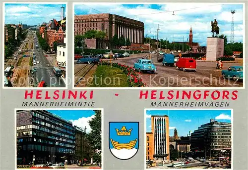 AK / Ansichtskarte Helsinki Mannerheimintie Kat. Helsinki