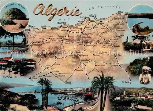 AK / Ansichtskarte Algerien Panoramakarte Kat. Algerien