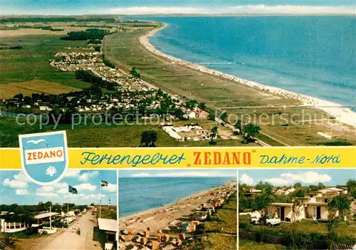 AK / Ansichtskarte Dahme Ostseebad Feriengebiet Zedano Luftbild Kat. Dahme