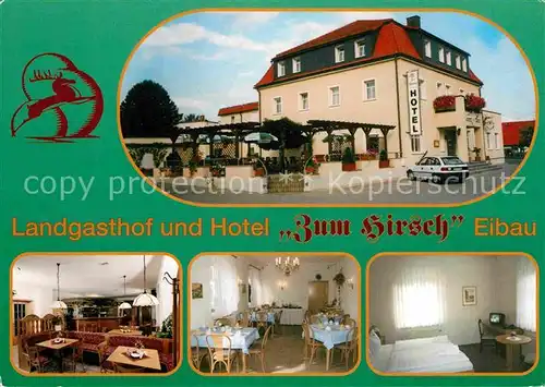 AK / Ansichtskarte Eibau Landgasthof Hotel Zum Hirsch Gastraeume Zimmer Kat. Eibau
