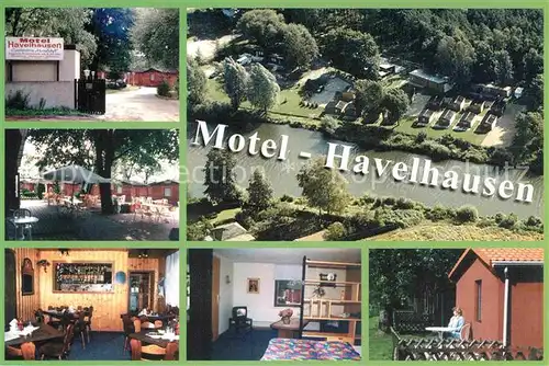 AK / Ansichtskarte Oranienburg Motel Havelhausen Gastraum Garten Zimmer Bungalow Kat. Oranienburg