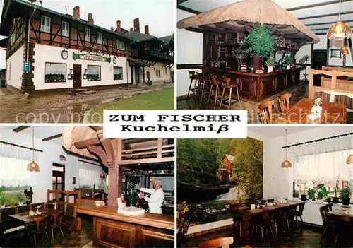 AK / Ansichtskarte Kuchelmiss Restaurant Zum Fischer Bar Gastraum Theke Kat. Kuchelmiss