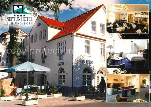 AK / Ansichtskarte Kuehlungsborn Ostseebad Neptun Hotel Gastraeume Zimmer Kat. Kuehlungsborn
