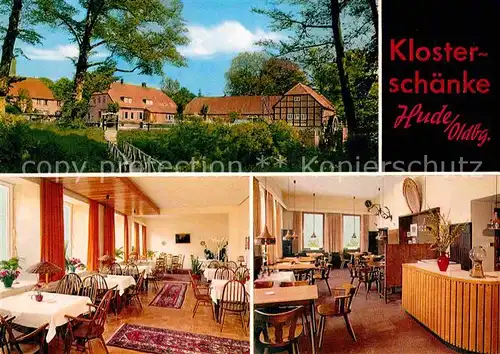 AK / Ansichtskarte Hude Oldenburg Klosterschaenke Gastraum Theke Kat. Hude (Oldenburg)