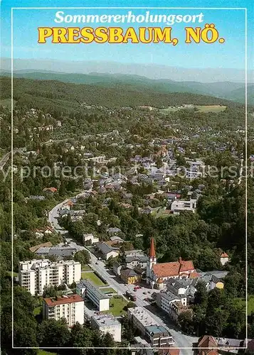 AK / Ansichtskarte Pressbaum Niederoesterreich Fliegeraufnahme Kat. Pressbaum