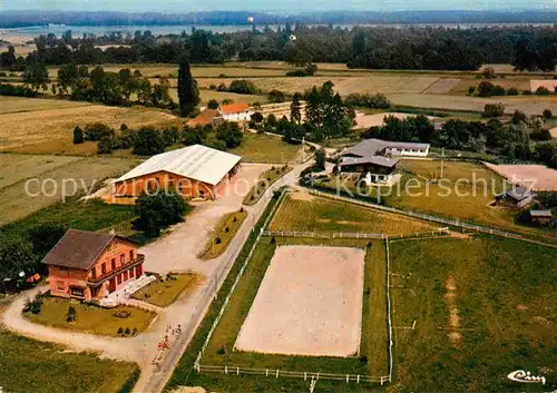 AK / Ansichtskarte Obenheim Vue aerienne du restaurant Eperon d Or Kat. Obenheim