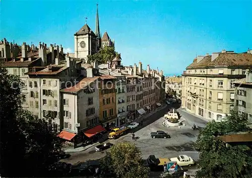 AK / Ansichtskarte Geneve GE Place du Bourg de Four Kat. Geneve