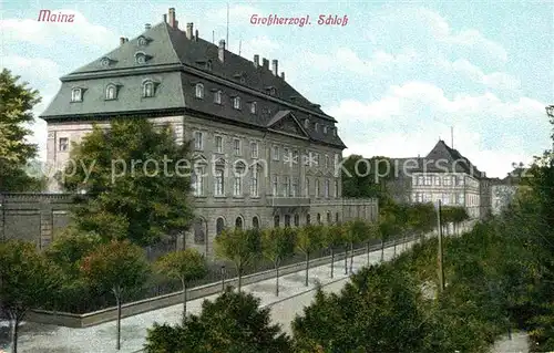 AK / Ansichtskarte Mainz Rhein Grossherzogliches Schloss