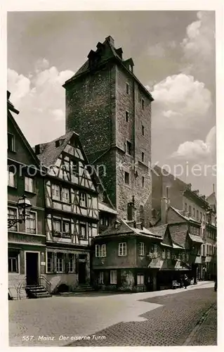 AK / Ansichtskarte Mainz Rhein Eiserner Turm Rheingold Serie Nr 557