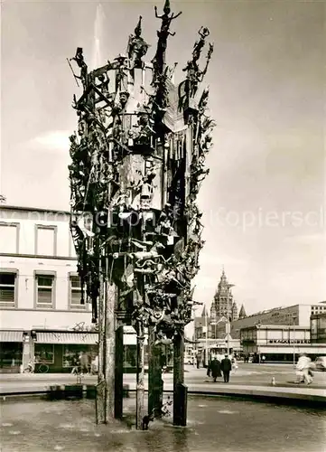 AK / Ansichtskarte Mainz Rhein Fastnachtsbrunnen Landeshauptstadt Universitaetsstadt