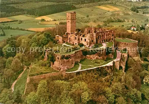 AK / Ansichtskarte Koenigstein Taunus Burg Koenigstein Ruine Fliegeraufnahme Kat. Koenigstein im Taunus