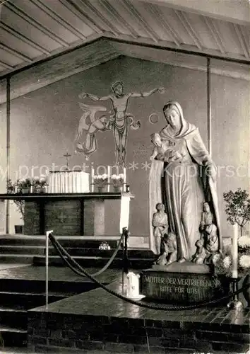 AK / Ansichtskarte Koenigstein Taunus Altar und Mutter der Vertriebenen aus der Kollegskirche Kat. Koenigstein im Taunus