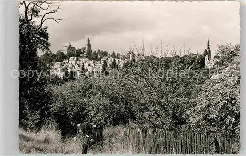 AK / Ansichtskarte Kronberg Taunus Blick zur Stadt mit Schloss Kat. Kronberg im Taunus