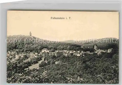 AK / Ansichtskarte Falkenstein Taunus Panorama mit Burgruine Kat. Koenigstein im Taunus