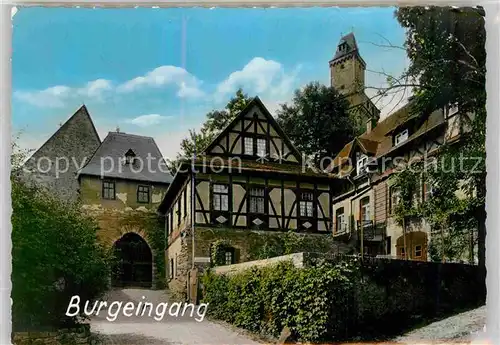 AK / Ansichtskarte Kronberg Taunus Burgeingang Kat. Kronberg im Taunus