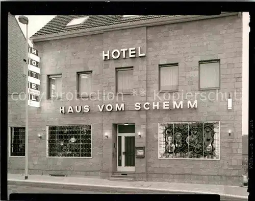 AK / Ansichtskarte Solingen Hotel Haus vom Schemm Kat. Solingen