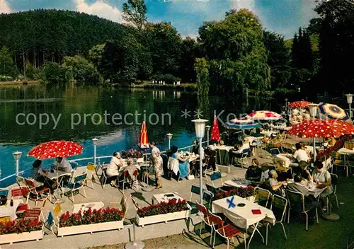 AK / Ansichtskarte Bad Gandersheim Seeterrassen am Osterbergsee Restaurant Kat. Bad Gandersheim