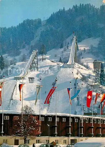 AK / Ansichtskarte Garmisch Partenkirchen Olympia Skistadion Grosse Schanze Skispringen Kat. Garmisch Partenkirchen