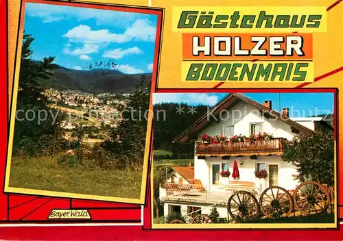 AK / Ansichtskarte Bodenmais Gaestehaus Alois Holzer Panorama Kat. Bodenmais
