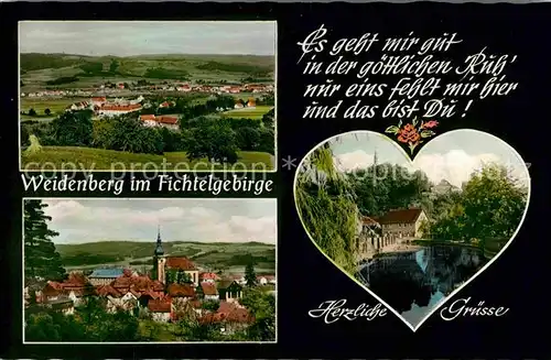 AK / Ansichtskarte Weidenberg Panorama Teilansichten Kat. Weidenberg