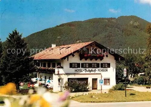 AK / Ansichtskarte Inzell Hotel Berghof Pension Kat. Inzell