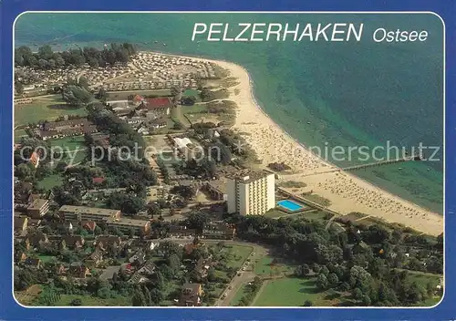 AK / Ansichtskarte Pelzerhaken Ostseebad Fliegeraufnahme