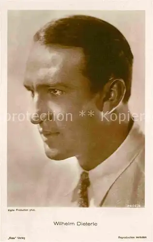 AK / Ansichtskarte Schauspieler Wilhelm Dieterle Kat. Kino und Film