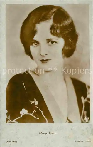 AK / Ansichtskarte Schauspieler Mary Astor  Kat. Kino und Film