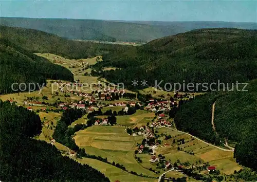 AK / Ansichtskarte Gompelscheuer Enztal Schwarzwald Fliegeraufnahme Kat. Enzkloesterle