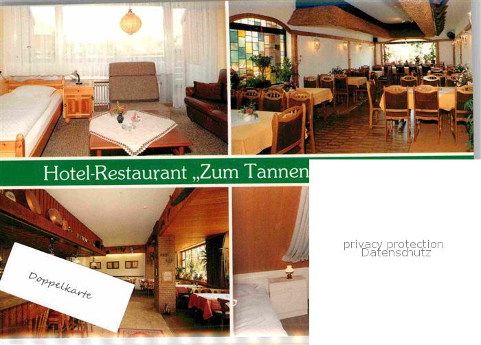 AK / Ansichtskarte Vechta Hotel Restaurant Zum Tannenhof