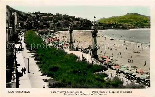 AK / Ansichtskarte San Sebastian de Garabandal Paseo y playa de la Concha