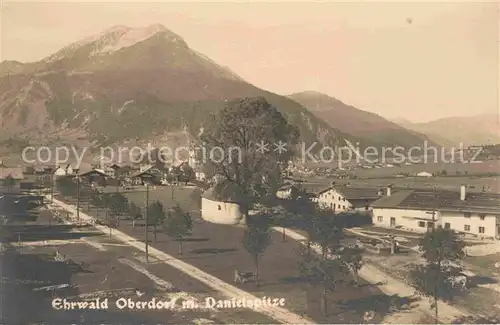 AK / Ansichtskarte Ehrwald Tirol Oberdorf mit Danielspitze