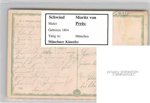 AK / Ansichtskarte Schwind Moritz von Die Hochzeitsreise Pferdekutsche Kat. Kuenstlerkarte