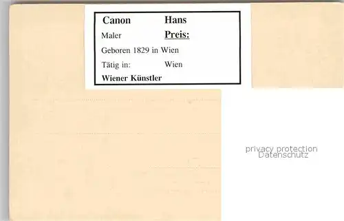 AK / Ansichtskarte Verlag Galerie Moderner Meister Nr. B 473 Hans Canon Zoologie  Kat. Verlage