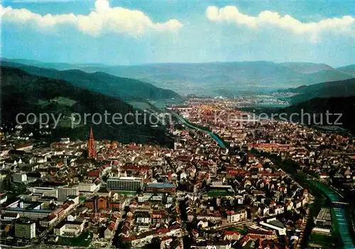 AK / Ansichtskarte Freiburg Breisgau Fliegeraufnahme Kat. Freiburg im Breisgau