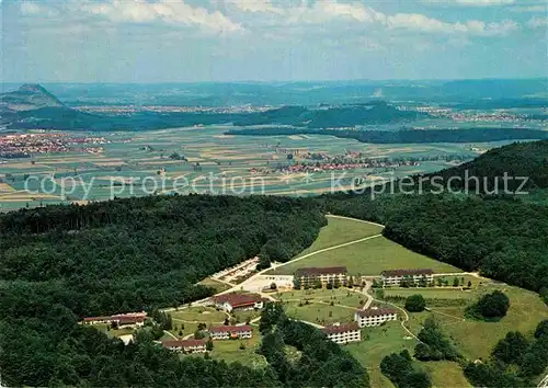 AK / Ansichtskarte Gailingen Kliniken Dr Schmieder Hegau Hohentwiel Fliegeraufnahme Kat. Gailingen am Hochrhein