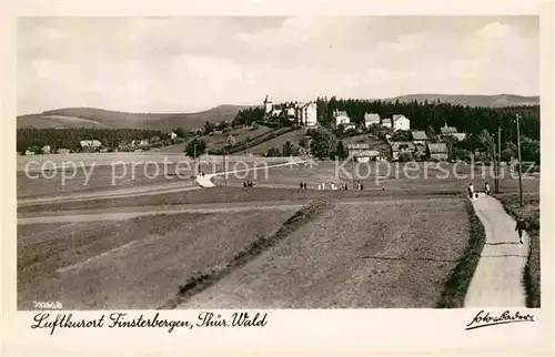 AK / Ansichtskarte Finsterbergen Blick vom Waldschloesschen Kat. Finsterbergen Thueringer Wald