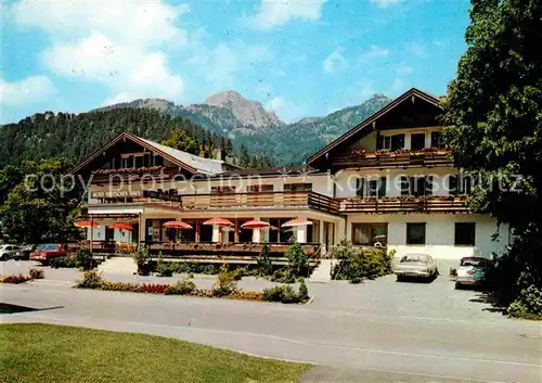 AK / Ansichtskarte Bayrischzell Hotel Cafe Restaurant Deutsches Haus Kat. Bayrischzell