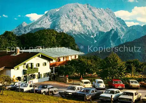 AK / Ansichtskarte Ramsau Berchtesgaden Berggasthof Pension Zipfhaeusl Kat. Ramsau b.Berchtesgaden